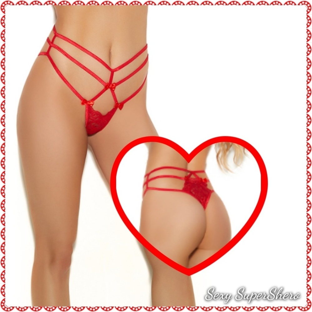 🆕💖Sexy Tripple Strap High Waist Lingerie Thong - Picture 2 of 4